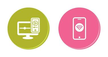 WIFI and Responsive Icon vector