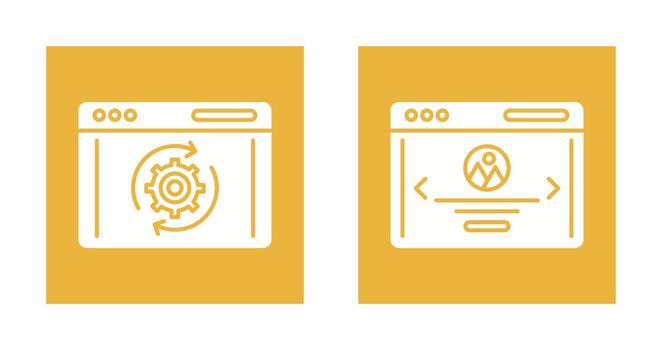 Recovery and Web Page Icon vector