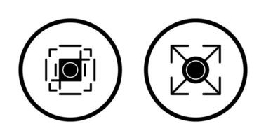 crop and expand Icon vector