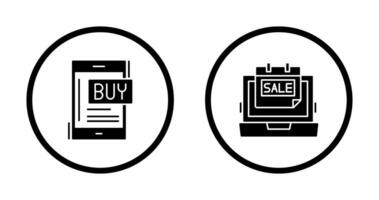 Buy Now and Best Sale Icon vector