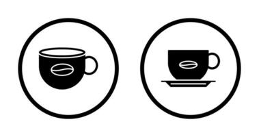 café y café jarra icono vector