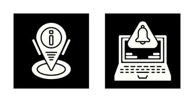 location and notification Icon vector