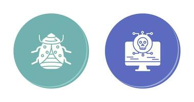Bug and Virus Icon vector