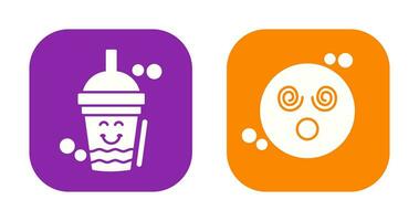 Drink and Dizzy Icon vector
