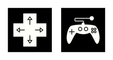 Direction Key and Gaming Control Icon vector