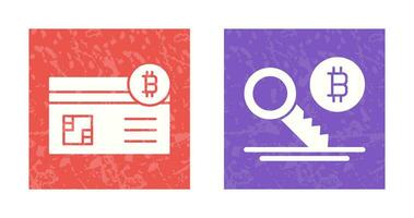 Credit Card and Key Icon vector