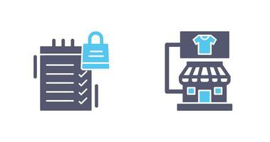 Shopping and Store Icon vector