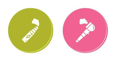 Electronic Cigarette and Pipe Of Peace Icon vector