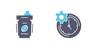 Coffee Cup and Productivity Icon vector