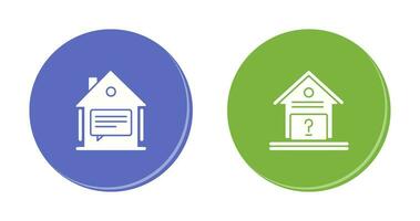 Message and Unknown Icon vector