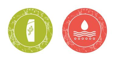 Natural and Moisture Icon vector