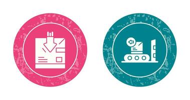return and delivery Icon vector