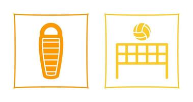 Sleeping Bag and Flash  Icon vector