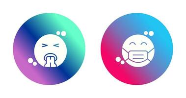 Vomit and Mask Icon vector