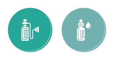 Oxygen and Dropper Icon vector