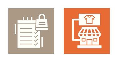 Shopping and Store Icon vector