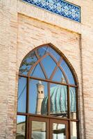 Tashkent, Uzbekistan-august 11, 2023-View of the Hazrati Imam complex during a sunny day.The complex is a square that includes a set of religious buildings in Tashkent photo