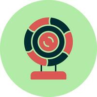icono de vector de webcam