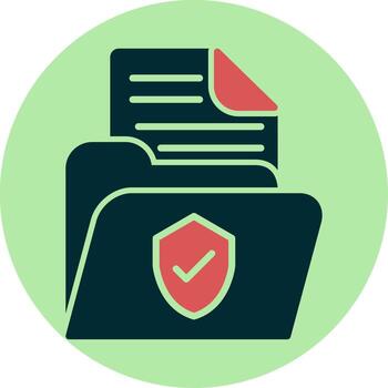 icono de vector de documento