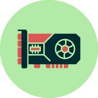 Graphic Card Vector Icon