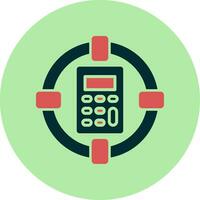 icono de vector de destino