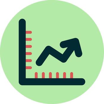 Graph Vector Icon