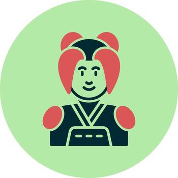 icono de vector de mujer