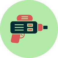 icono de vector de pistola de agua