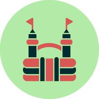 Bouncy Castle Vector Icon