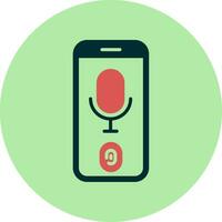 Voice Recognition Vector Icon