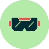 icono de vector de gafas ar