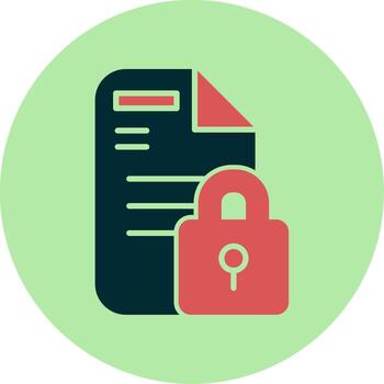 Secure Folder Vector Icon