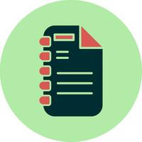 Note Page Vector Icon