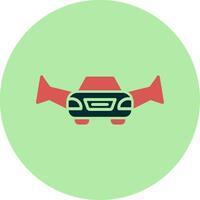 Flying Car Vector Icon
