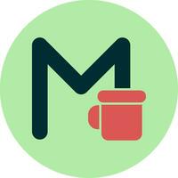 Capital M Vector Icon