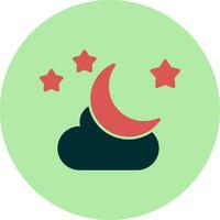 Moon Vector Icon