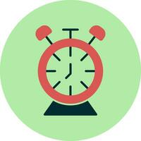 icono de vector de reloj de escritorio