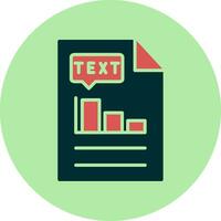 Text Vector Icon