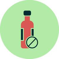 No Alcohol Vector Icon