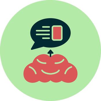 icono de vector de pensamiento