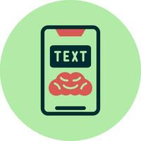 Text Vector Icon