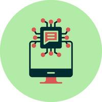 Artificial Intelligence Vector Icon