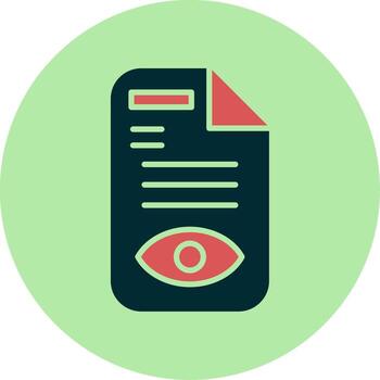 icono de vector de documento