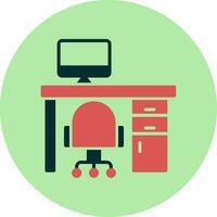 Workplace Vector Icon