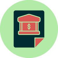 Bank Statement Vector Icon