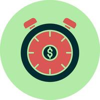 icono de vector de reloj