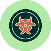 Biohazard Sign Vector Icon