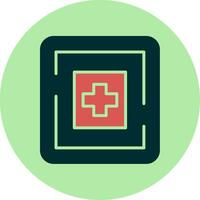 icono de vector de hospital