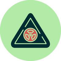 Radioactive Sign Vector Icon