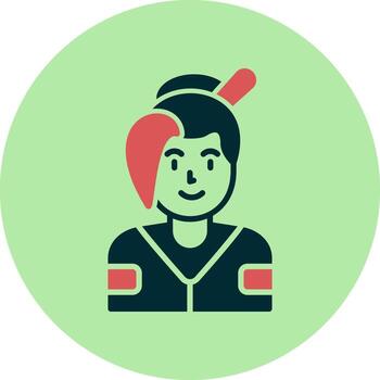 icono de vector de mujer